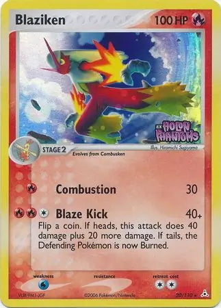 EX Holon Phantoms Blaziken #20/110 reverse holo